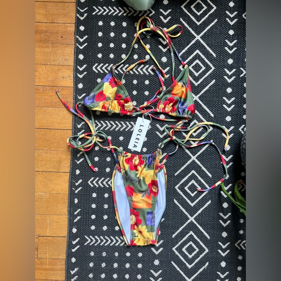 LOLEIA “A Splash of Mango” Bikini Set - Picture 6 of 10